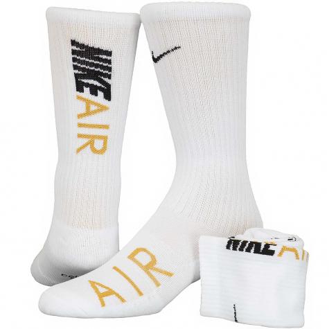 Nike Kinder Socken Cushioned Crew 2er weiß/schwarz 