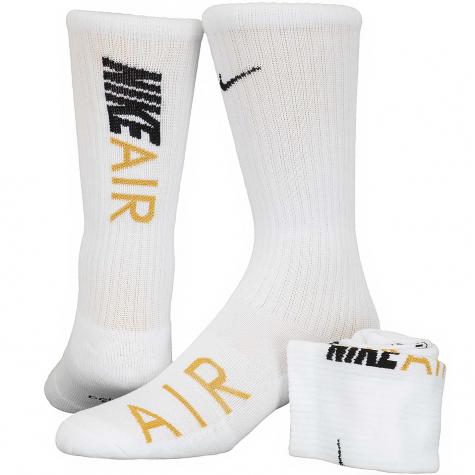 Nike Kinder Socken Cushioned Crew 2er weiß/schwarz