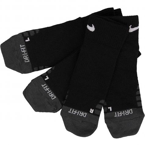 Nike Socken Dry Quarter Training 3er schwarz/weiß 