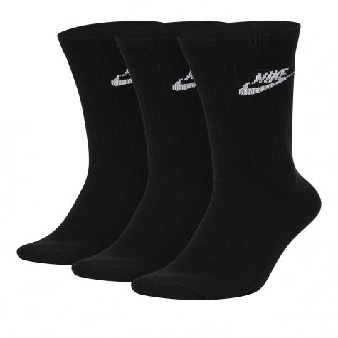 Nike Socken Essential Crew 3er schwarz/weiß 