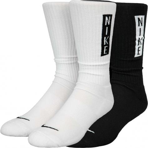 Nike Heritage Crew Socken 2er Pack weiß/schwarz 