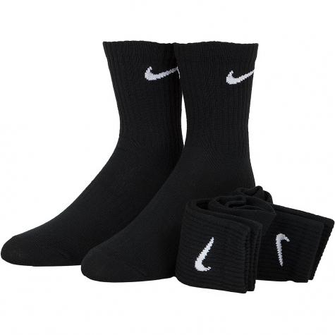 Nike Socken Lightweight Crew 3er schwarz/weiß 