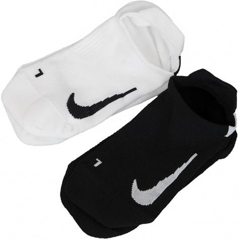 Nike Socken Multiplier No-Show 2er schwarz/weiß 