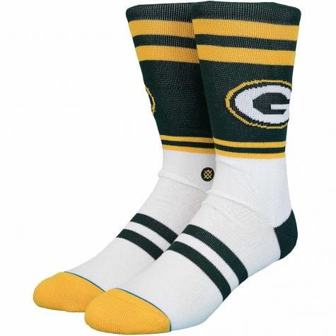 Stance Socken NFL Packers Logo grün/gelb 