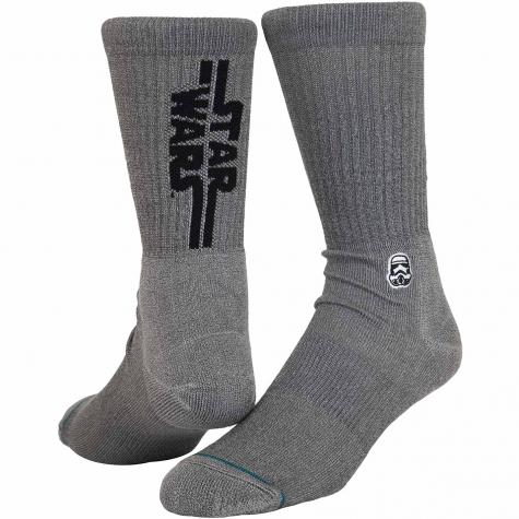 Stance Socken Star Wars Solid Trooper grau/schwarz 