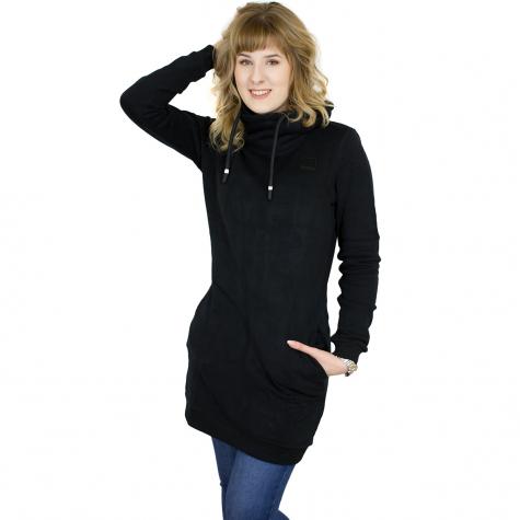 Bench Sweatkleid Funnel Neck schwarz 