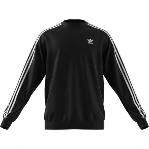 Adidas 3 Stripes Crew Sweatshirt Pullover schwarz 