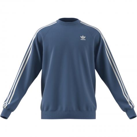 Adidas 3 Stripes Crew Sweatshirt Pullover blau 