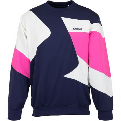 Asics Sweatshirt CB Jersey dunkelblau/weiß/pink 