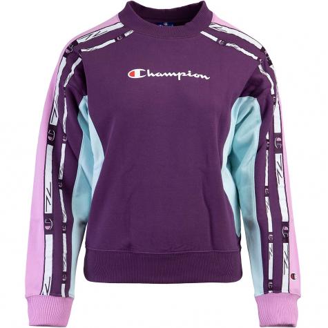 Champion Logo Tape Damen Sweatshirt lila 