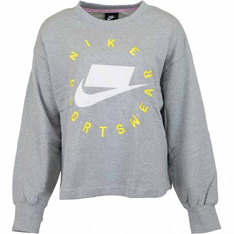 Nike Damen Sweatshirt Boyfriend French Terry grau 