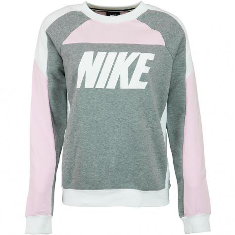 Nike Damen Sweatshirt CB Fleece pink/weiß 