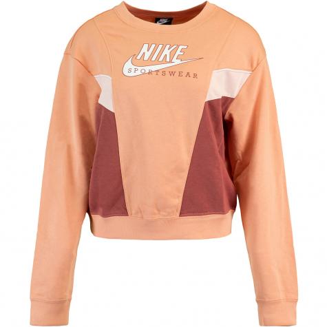 Nike Heritage Fleece Damen Sweatshirt apricot 