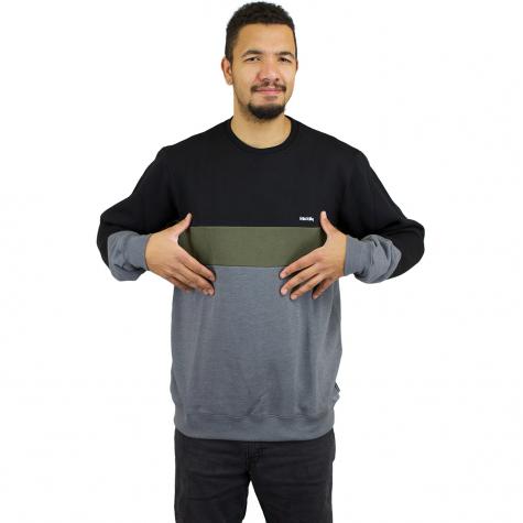 Iriedaily Sweatshirt Retrospektiv schwarz oliv 