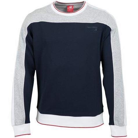 New Balance Sweatshirt Athletics Select grau/dunkelblau 