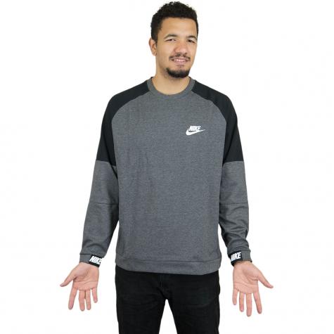 Nike Sweatshirt Advance 15 Fleece dunkelgrau/weiß 