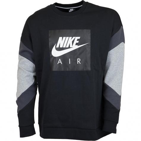 Nike Sweatshirt Air Fleece schwarz/anthrazit 