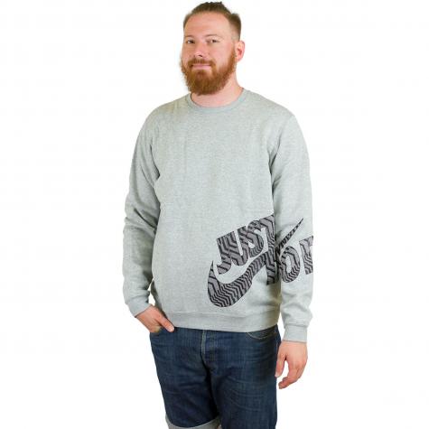 Nike Sweatshirt GX Fleece grau/schwarz 