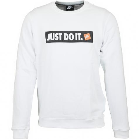 Nike Sweatshirt Just Do It Fleece weiß 