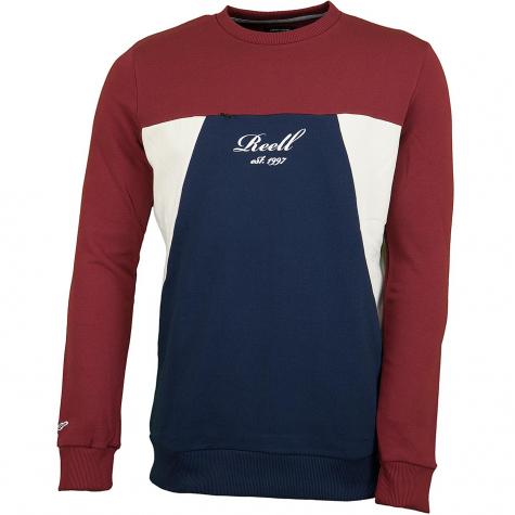 Reell Sweatshirt Color Block rot/dunkelblau 