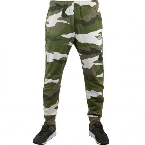 Nike Jogger Club Fleece Camo oliv