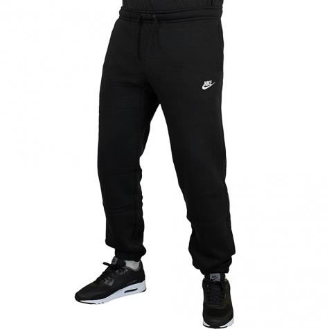 Nike Sweatpant Cuffed Fleece Club schwarz/weiß