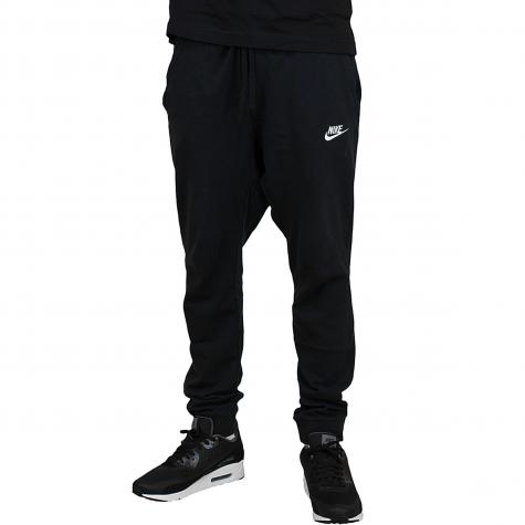 Nike Sweatpant Cuffed Jersey Club schwarz/weiß 