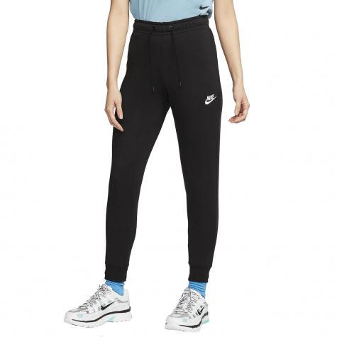 Nike Essential Fleece DamenTight schwarz/weiß 