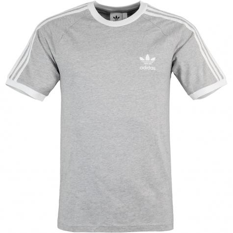 Adidas 3 Stripes T-Shirt grau 