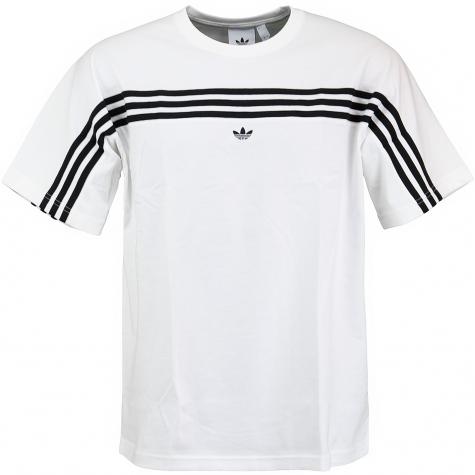 adidas T-Shirt 3 Stripes weiß 