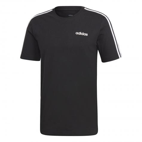 Adidas Essential 3 Stripes T-Shirt schwarz 