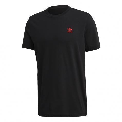 Adidas Essential T-Shirt schwarz/rot 