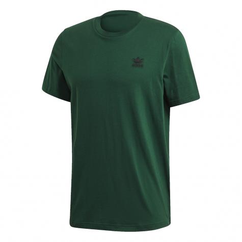 Adidas Essential T-Shirt dunkelgrün/schwarz 