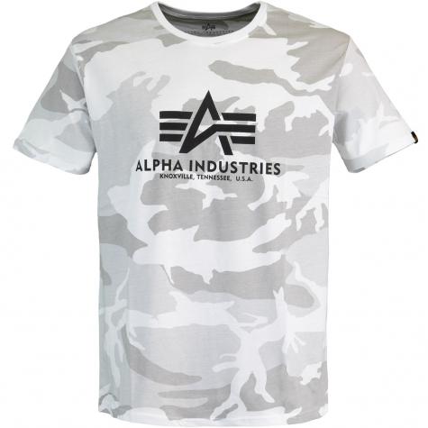 Alpha Industries Basic Camo T-Shirt white camo 