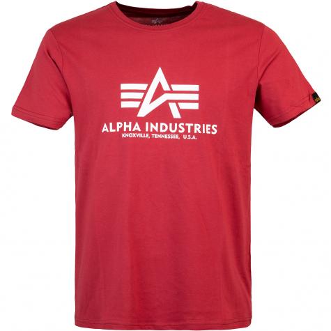 Alpha Industries BAsic T-Shirt RBF rot 