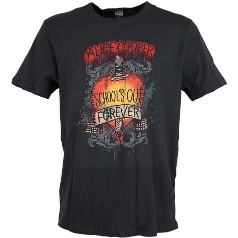 Amplified T-Shirt Alice Cooper Schools Out dunkelgrau 