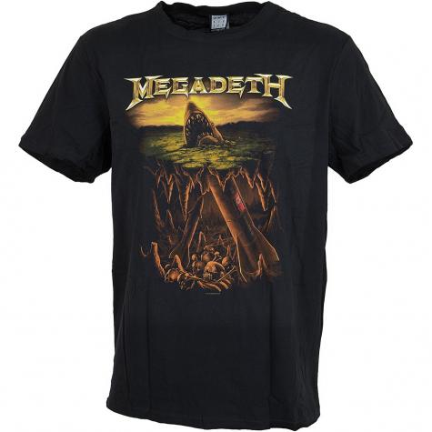 Amplified T-Shirt Megadeth Nuke Shark schwarz