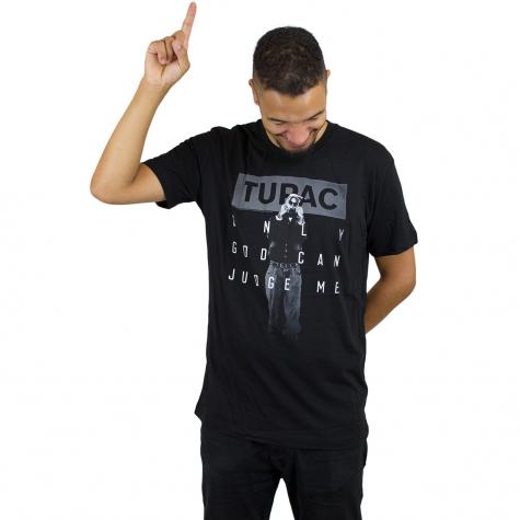 Amplified T-Shirt Tupac Only God can judge me schwarz 