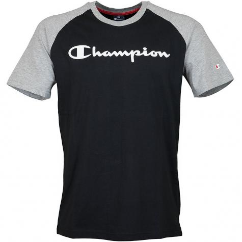 Champion T-Shirt Crewneck Legacy schwarz/grau 