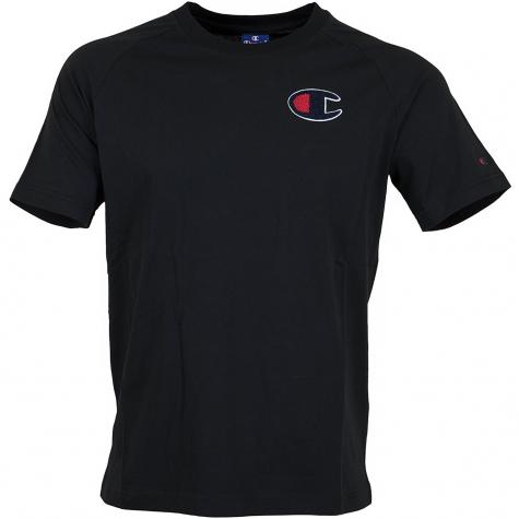Champion T-Shirt Script Logo schwarz 