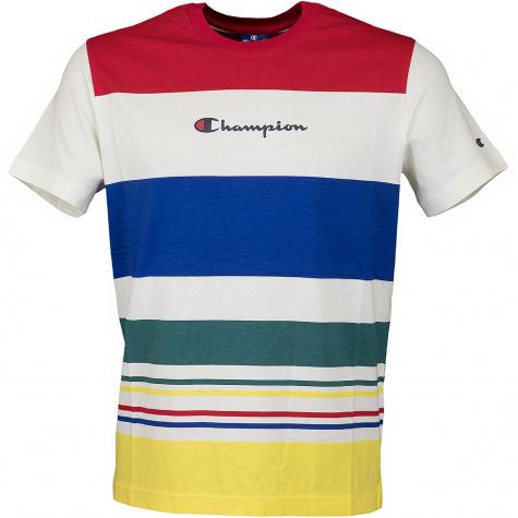 Champion T-Shirt Logo mehrfarbig 