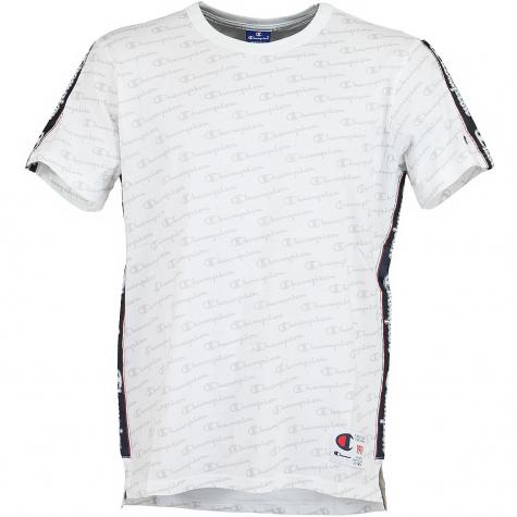 Champion T-Shirt Allover-Print weiß 