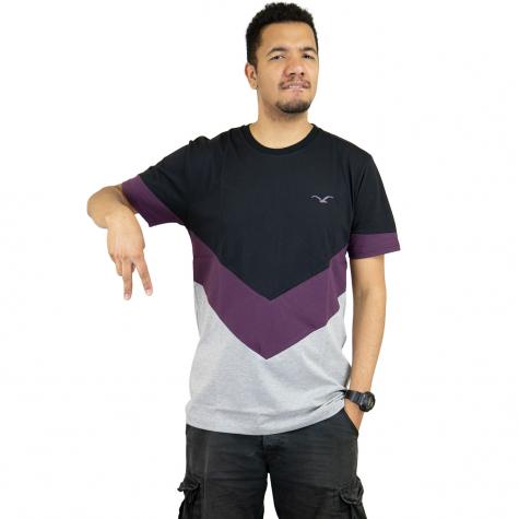 Cleptomanicx T-Shirt Downer schwarz/lila 