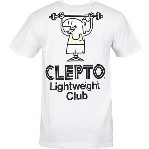 Cleptomanicx T-Shirt Light Club weiß
