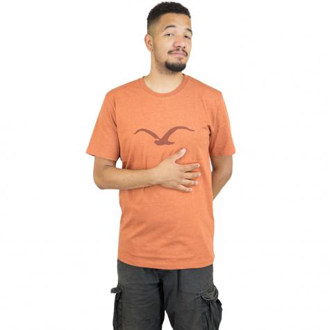 Cleptomanicx T-Shirt Mowe Tonal orange 