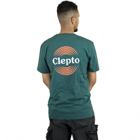 Cleptomanicx T-Shirt Pong dunkelgrün 