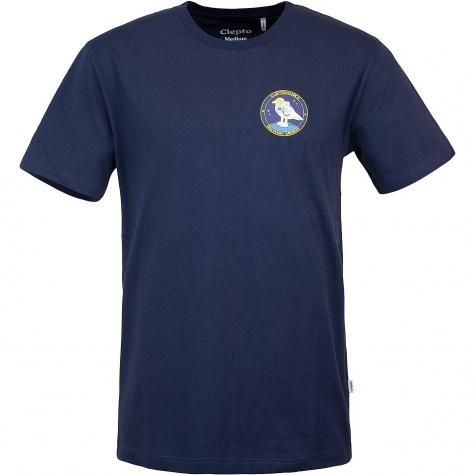 Cleptomanicx T-Shirt Space Gull dunkelblau 