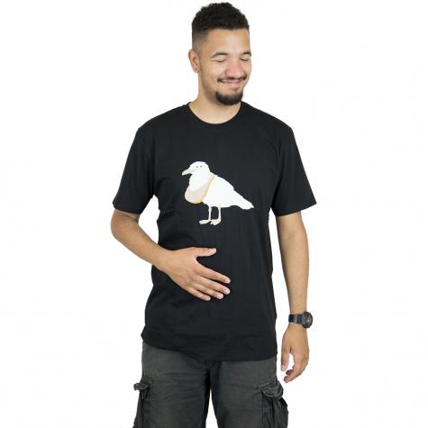 Cleptomanicx T-Shirt Toast Gull schwarz 