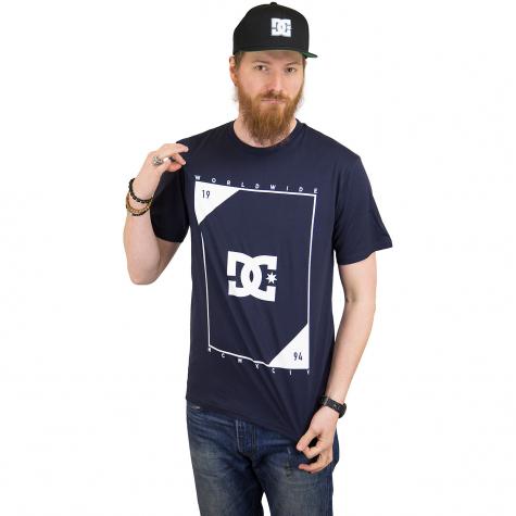 DC Shoes T-Shirt Middle Theory dunkelblau 