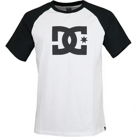 DC Shoes T-Shirt Star Raglan weiß/schwarz 